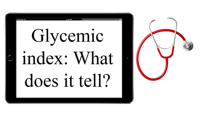 Glycemic index: What does it tell?